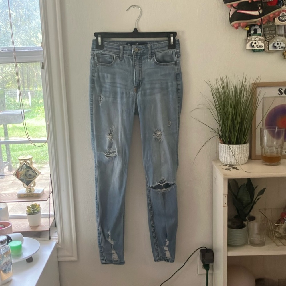 light wash holster skinny jeans